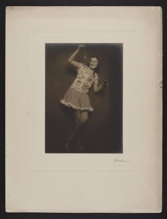 Helene Trier, wife of Walter Trier, in Costume