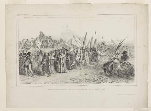 Grande Revue Passée par La Caricature le 30 Octobre 1832