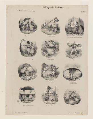 Salmigondi Politique, Plate 236 from La Caricature, No. 114, Jan. 10, 1833
