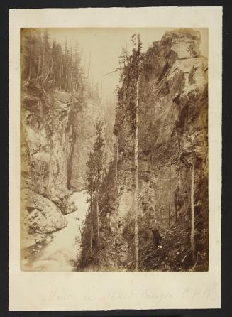 View in Albert Canyon, Canadian Pacific Railway