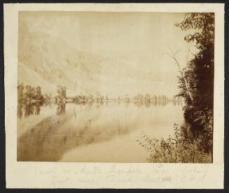 View on South Thompson river looking West near Ducks Station, Canadian Pacific Railway