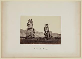 The Statues of Memnon, Thebes  (Colossus of Memnon)