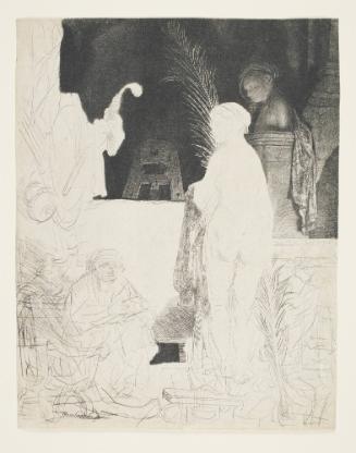 The Artist Drawing from the Model