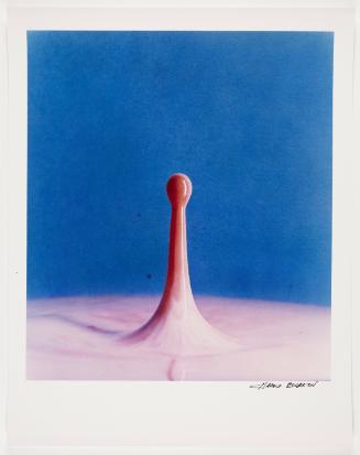 Cranberry Juice (Dyedrop) Into Milk, 1960