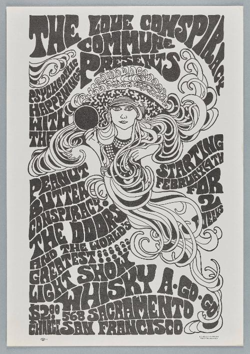 The Doors, Peanut Butter Conspiracy, February 4-18, Whiskey A Go-Go in San Francisco