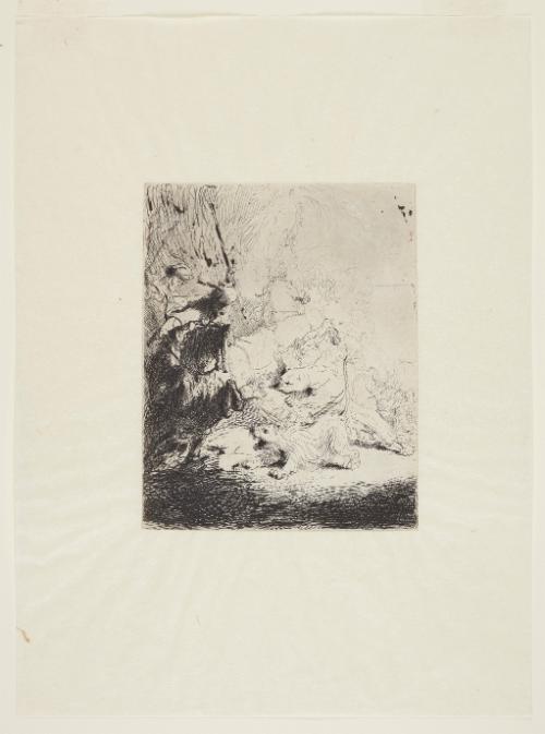 The Small Lion Hunt (With Two Lions)