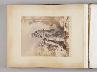 [Portrait of a woman with head covered]   from Views of Tokyo, Nikko, Yokohama
