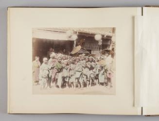 [Group photo of boys]   from Views of Tokyo, Nikko, Yokohama