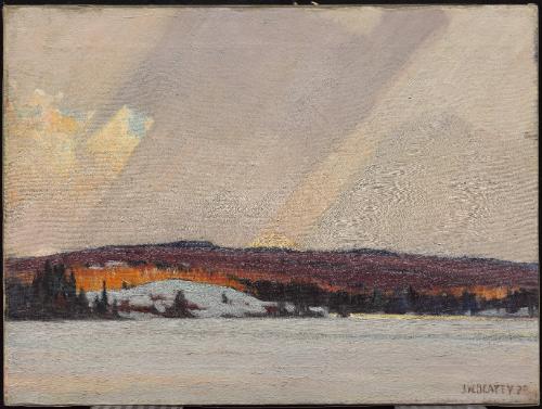 Frozen Lake, Northern Ontario