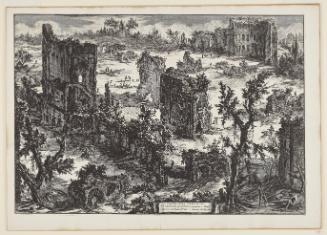 The Baths of Trajan (erroneously called the Baths of Titus) from Vedute di Roma (Views of Rome)
