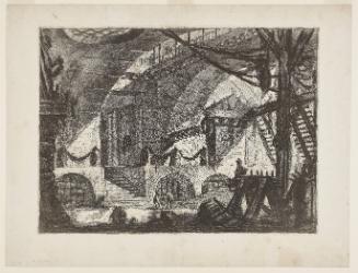 The Sawhorse from the Carceri d'invenzione (Imaginary Prisons)