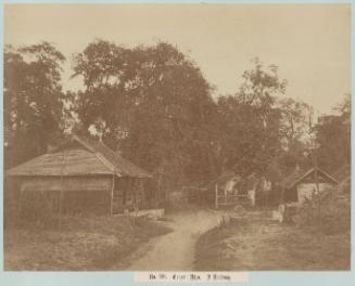 Tsagin Myo. A Roadway  Plate 29: "Burma Views" (1857)