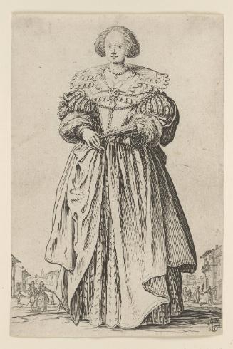 La Dame a L'Eventail from The Nobility of Lorraine