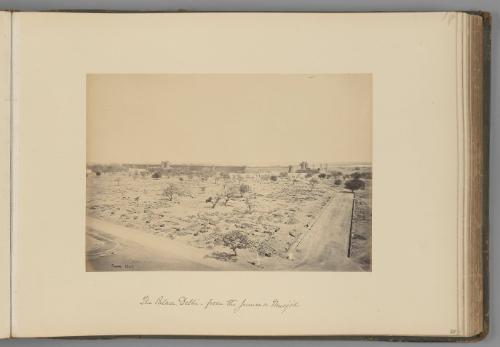 [The Palace, Delhi, from the Jumma Musjid]   from Indian Views