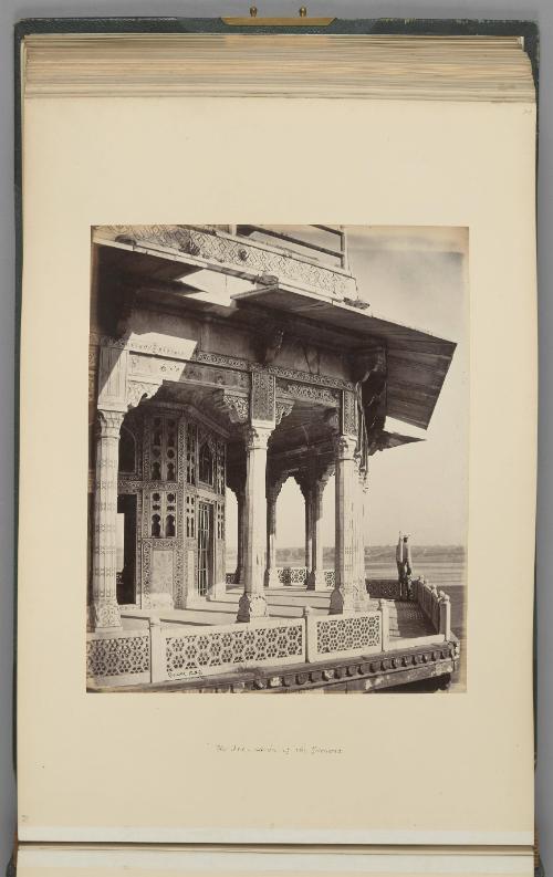 [Agra; The Fort, exterior of the Jennana]   from Indian Architecture and Scenery, Vol. 1