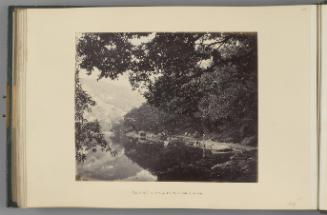 [Nynee Tal; A peep at the South end of the lake]   from Himalayas