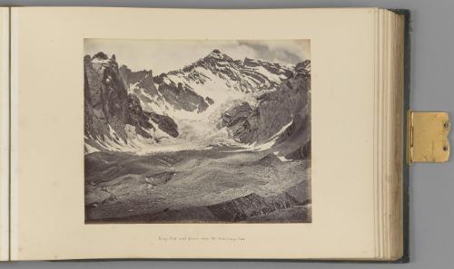 Snowy Peak and Glacier, near the Manirung Pass   from Himalayas