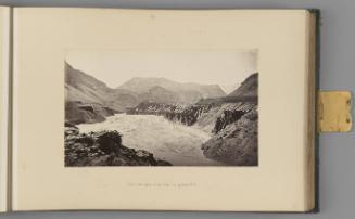 Curious formations on the Spiti river at Kioto, Spiti   from Himalayas