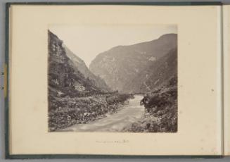 View on a stream at Larji, Kulu   from Himalayas