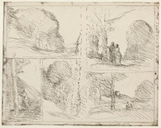 Le Jardin de Pericles; L'Allee des peintres; Griffonage; Le Grand Bucheron; La Tour d'Henri VIII