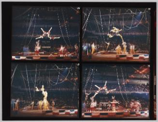 Original Contact Sheet, Moscow Circus, Boston Garden