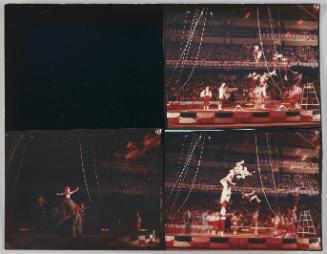 Original Contact Sheet, Moscow Circus, Boston Garden