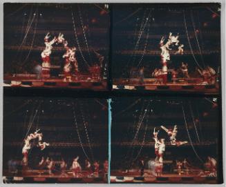 Original Contact Sheet, Moscow Circus, Boston Garden