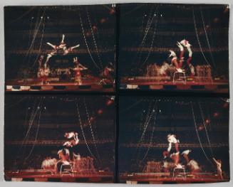 Original Contact Sheet, Moscow Circus, Boston Garden