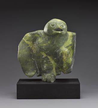 Owl Standing on One Leg