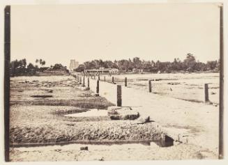 Madura. The Vygay River, with Causeway, Across to Madura