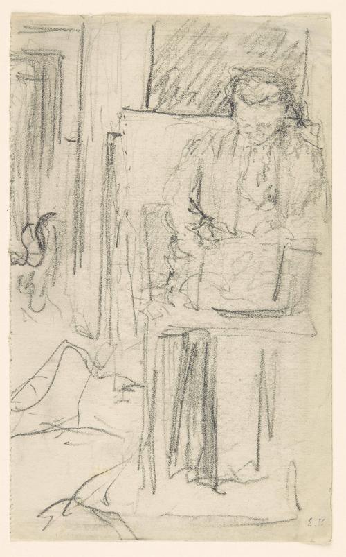 Mme Vuillard in the Studio