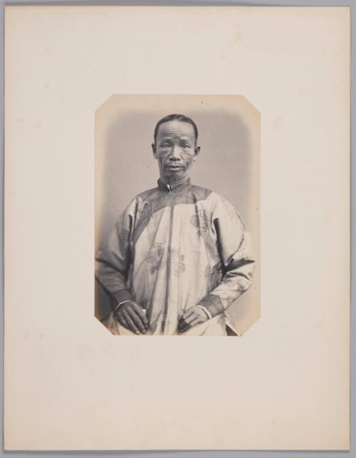 Cochinchinese Embassy in Paris. 148.  Luong van thê (47 years old) Vietnamese from the province of Quang Nam (Annam, now Vietnam) Escort Captain [Capitaine d'escorte]. Mandarin of the 5th rank, 2nd class