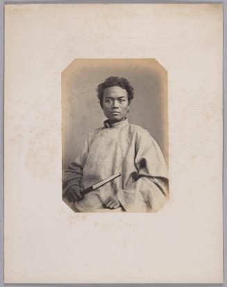 Cochinchinese Embassy in Paris. 177. Hiêp (34 years old) Vietnamese from the province of Quang Tri (Annam, now Vietnam) Military labourer