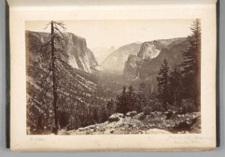 [View of El Capitan, Yosemite Valley (Grizzly Bear), from Inspiration Point]  from Tour Round The World 1882