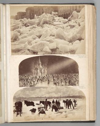 [Ice shove, St. Lawrence, Montreal]  from Tour Round The World 1882