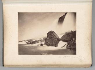 [Cave of the Winds, American Falls - Niagara]  from Tour Round the World 1882