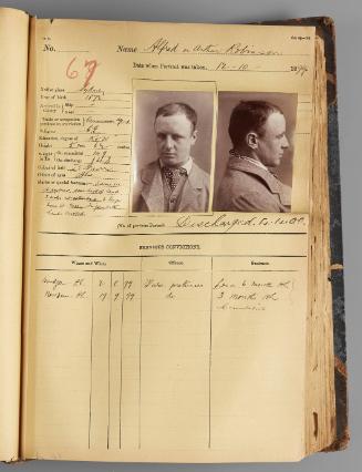 Page 67 of The Goulburn Gaol Records 1899-1923: Book 2: Bound records of convicts