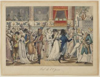 Bal de l'Opéra from "Cinq Tableaux de costumes Parisiens"