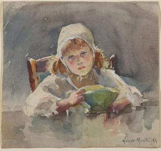 Child with Green Bowl